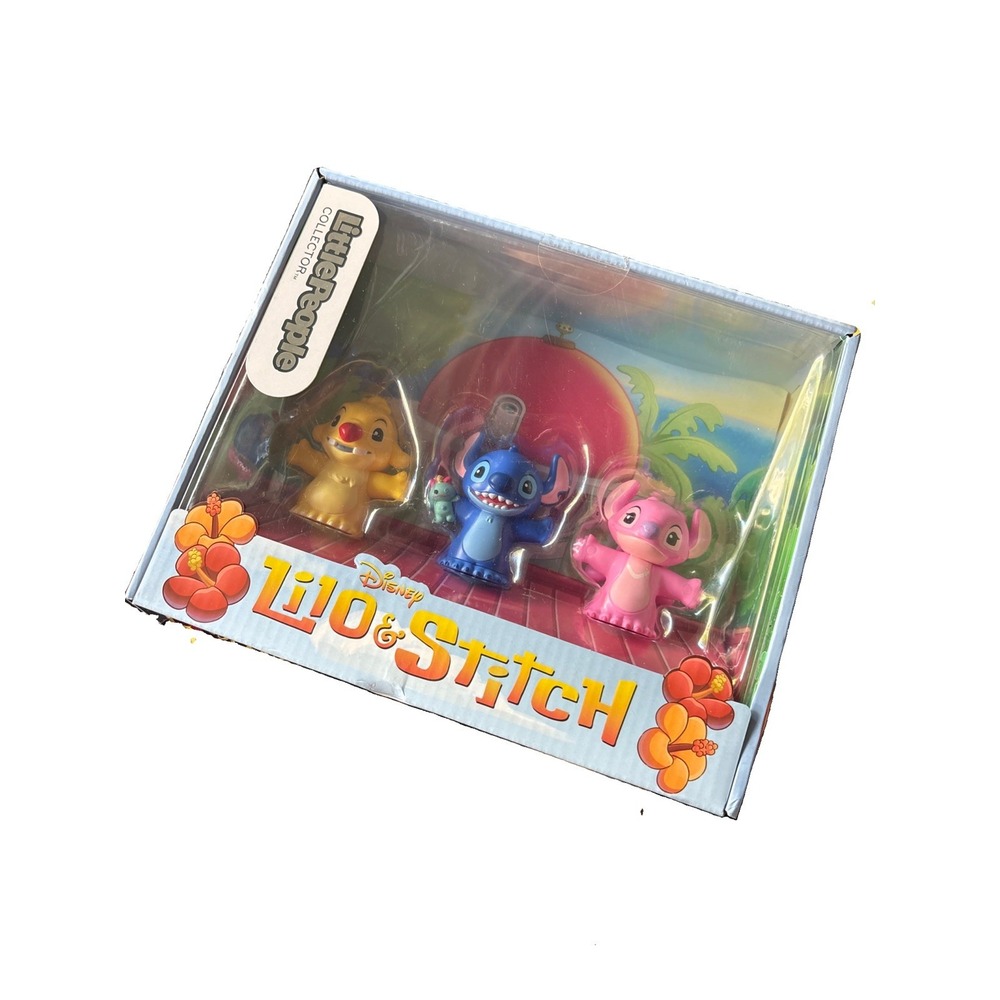 Fisher-Price Little People Stitch And Cousins Collector Set Disney NEW IN BOX